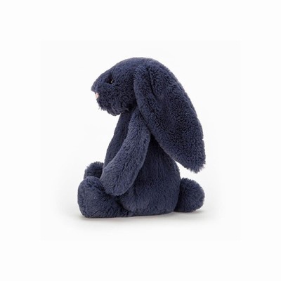 Jellycat Bashful Navy Conejitos | VPGS-21049